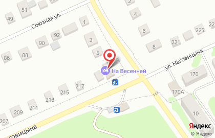 Гостиница На Весенней на карте