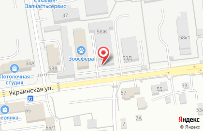 Магазин Сороконожка в Южно-Сахалинске на карте