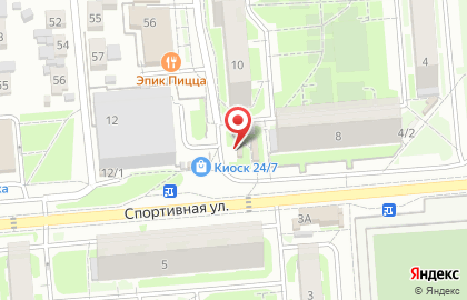 СТО Колесо на Спортивной улице на карте