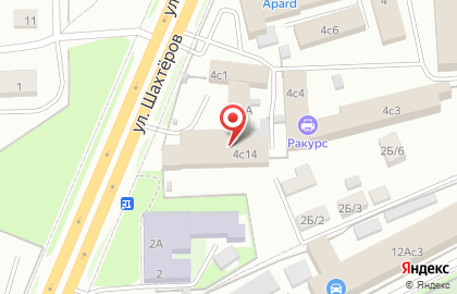 Баварское, пивоварня на улице Шахтёров на карте