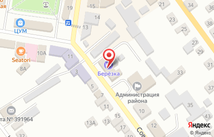 Гостиница Березка, гостиница на Советской площади на карте
