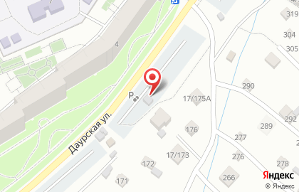Автостоянка в Красноярске на карте