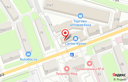 Меховое ателье на улице Маршала Жукова на карте