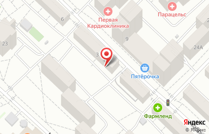 Орхидея на улице Салтыкова-Щедрина на карте