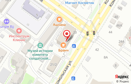 Центральная санитарная служба в Советском районе на карте