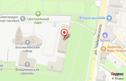 Парк в Костроме на карте