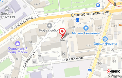 Бухгалтерская фирма на Ставропольской улице на карте