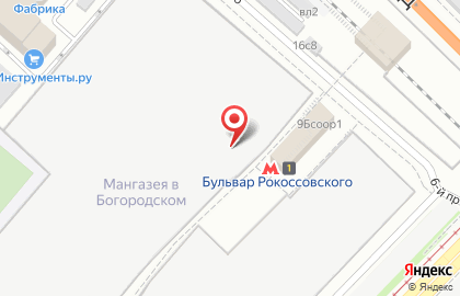 Инстапринтер Lomobil на Бульваре Рокоссовского на карте
