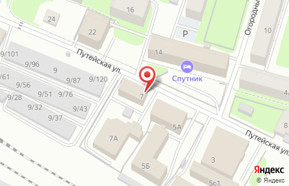 Частное охранное предприятие Страж на Путейской улице на карте