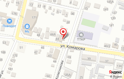 Магазин IStore на Комарова на карте