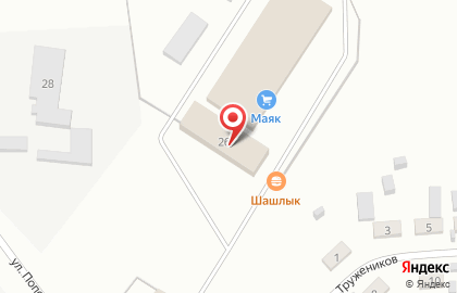 Гипермаркет низких цен Маяк на улице Попова на карте