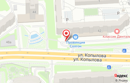 Терминал Енисейский объединенный банк на улице Копылова, 42 на карте
