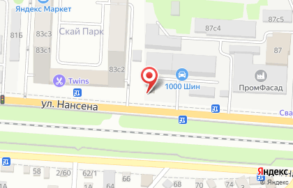 Студия цвета официальный представитель Tikkurila в Ростове-на-Дону на карте