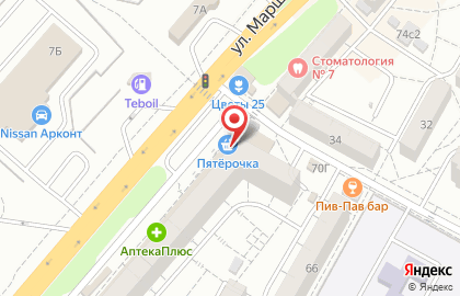Фотоцентр Экспопринт в Краснооктябрьском районе на карте