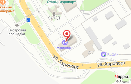 Аэропорт в Кировском районе на карте