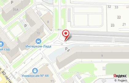 Автостоянка в Челябинске на карте