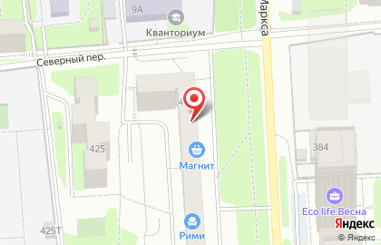 Супермаркет Магнит в Ижевске на карте