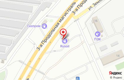 АЗС Rusoil в Дзержинском районе на карте
