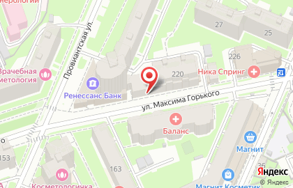 Туристическая фирма Планета Сказок на улице Максима Горького на карте