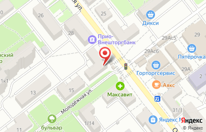 ЖЭУ №6 на Октябрьской улице на карте
