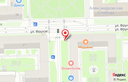 Киоск по продаже фруктов и овощей ЯR Фрукт в Московском районе на карте