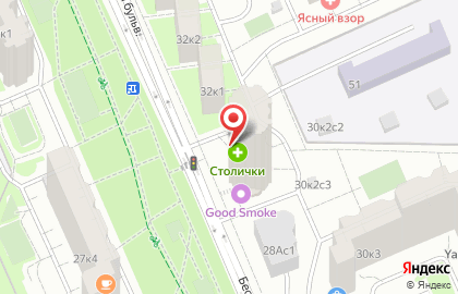 Салон Московская оптика на Бескудниковском бульваре на карте