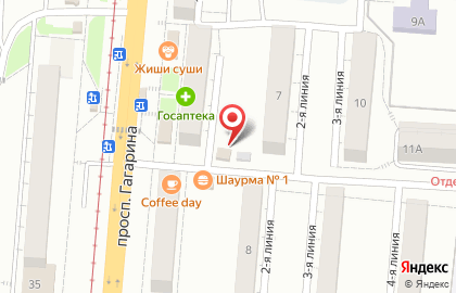 Овощной магазин в Челябинске на карте