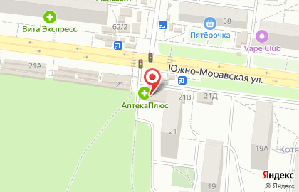 Мастерская по ремонту одежды на Южно-Моравской улице на карте