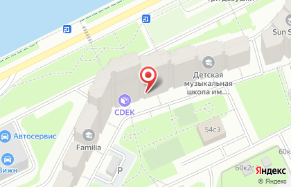 Клуб робототехники и программирования Робошкола Электроник на Нагатинской набережной на карте