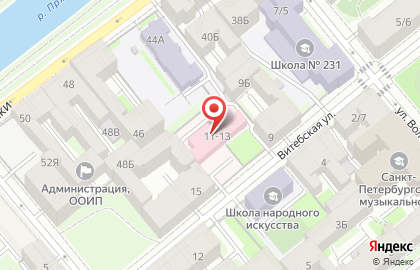 Отделение по Лицензионно-разрешительной Работе Рувд Адмиралтейского Района на карте