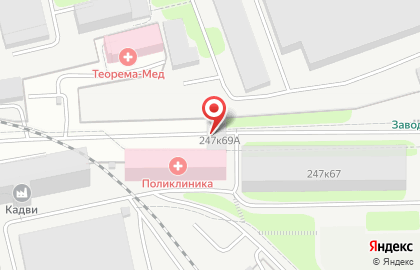 Столовая Калужский двигатель на карте