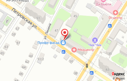 Оптика Гамма на Петровской улице на карте