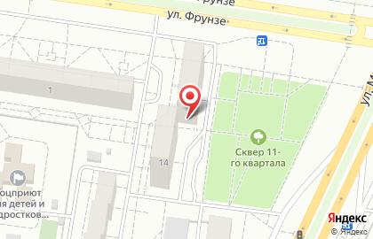 Парикмахерская №1 на улице Маршала Жукова на карте