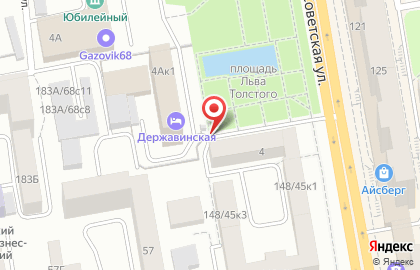 Автостоянка на площади Льва Толстого, 4 к1 на карте