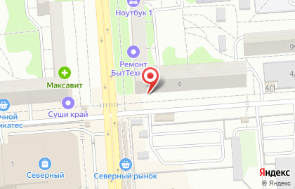 Парикмахерская Ангел в Коминтерновском районе на карте
