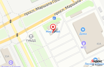 Строительная фирма Сибирские дома на проспекте Машиностроителей на карте
