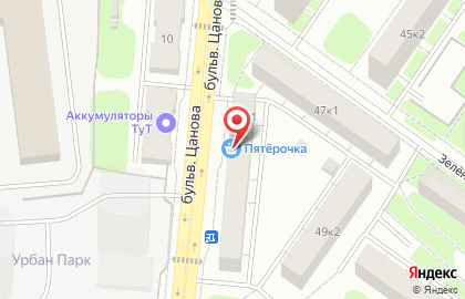 Банкомат МКБ Москомприватбанк в Зелёном проезде на карте