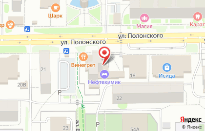 Гостиница Нефтехимик на карте