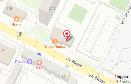 Л`Этуаль на улице Мира на карте