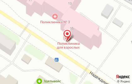 Поликлиника №3 в Красноярске на карте