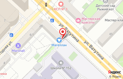 Торговая компания Магеллан на площади Карла Маркса на карте