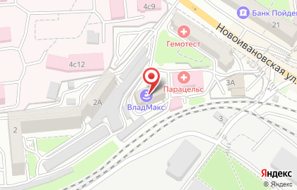 Учебный центр АкадемиЯ на Новоивановской улице на карте