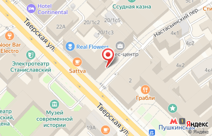 Компания РТ-стройтех на Тверской улице на карте