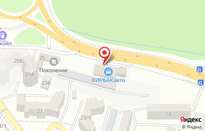 Магазин и автосервис VIRBACauto на улице Штахановского на карте