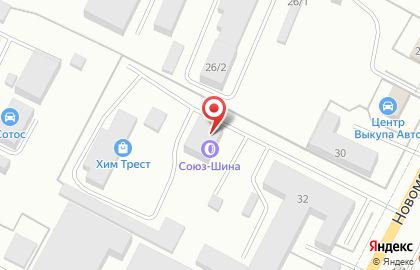 Торговая компания Союз-шина на карте