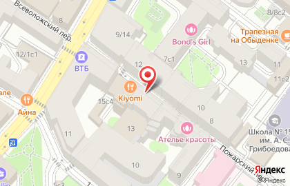 Банк Развитие-столица в Пожарском переулке на карте