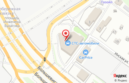 Интернет-магазин Автозапчасти А1 на Большевистской улице на карте