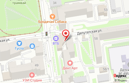 Новосибирский филиал Банкомат, Банк Москвы на Каменской улице на карте