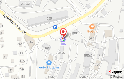 ННК на Днепровской улице, 40в на карте