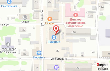 ТЦ Фаворит в Николаевск-на-Амуре на карте